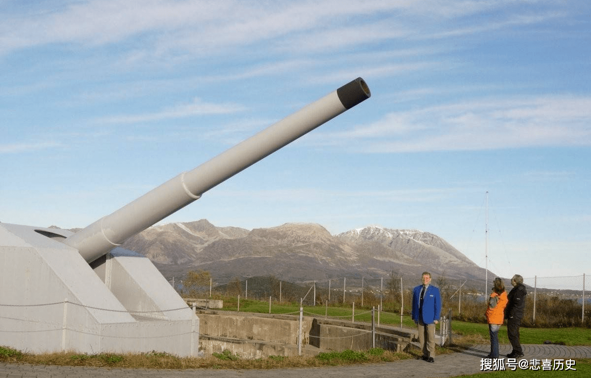 炮管里面能塞人:感受德国406毫米岸防炮之巨_火炮_士兵_战列舰