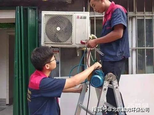 通州北关空调维修 空调加氟 空调清洗(图1)