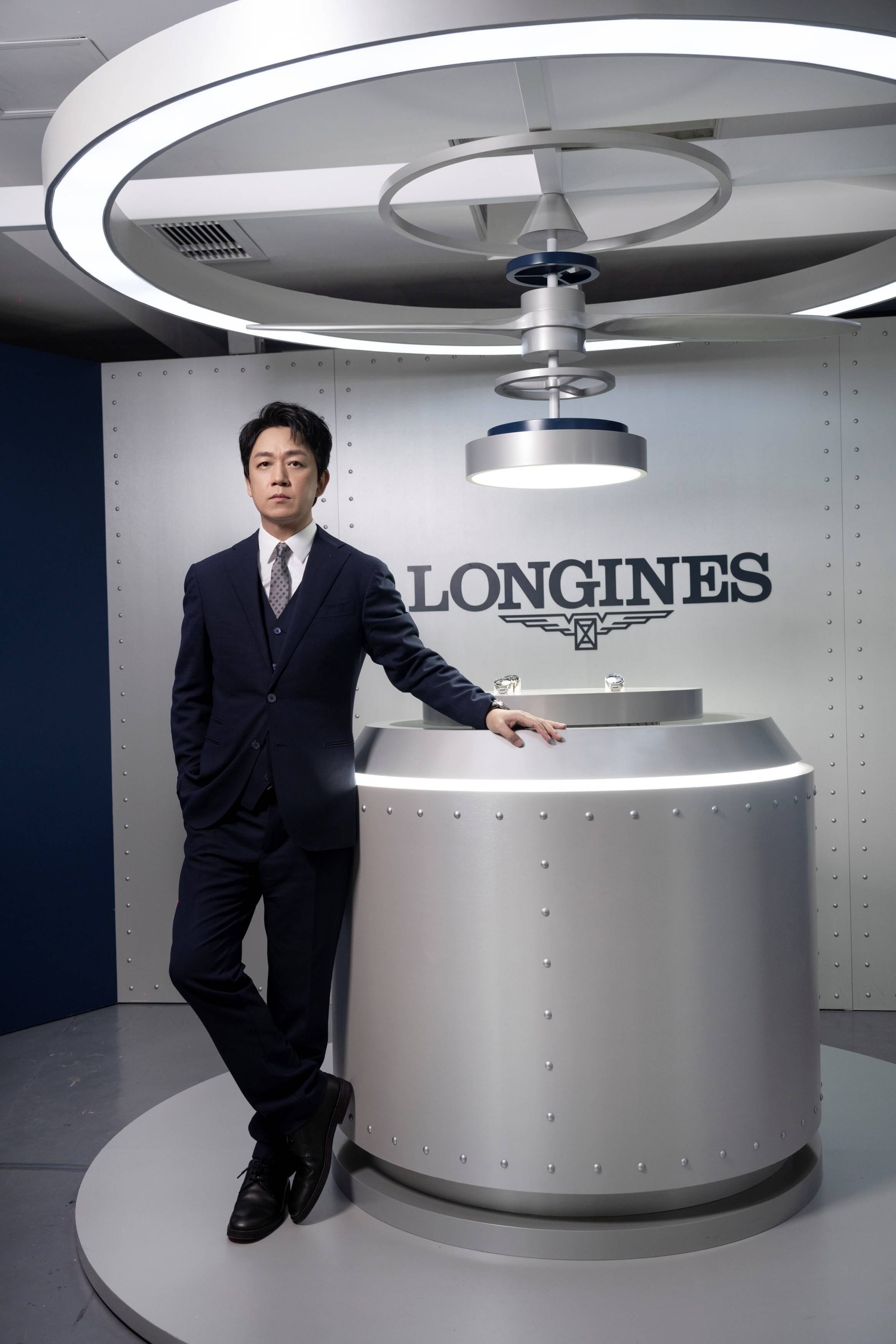 潘粤明出席浪琴longines活动 化身优雅绅士见证全新系列腕表发布