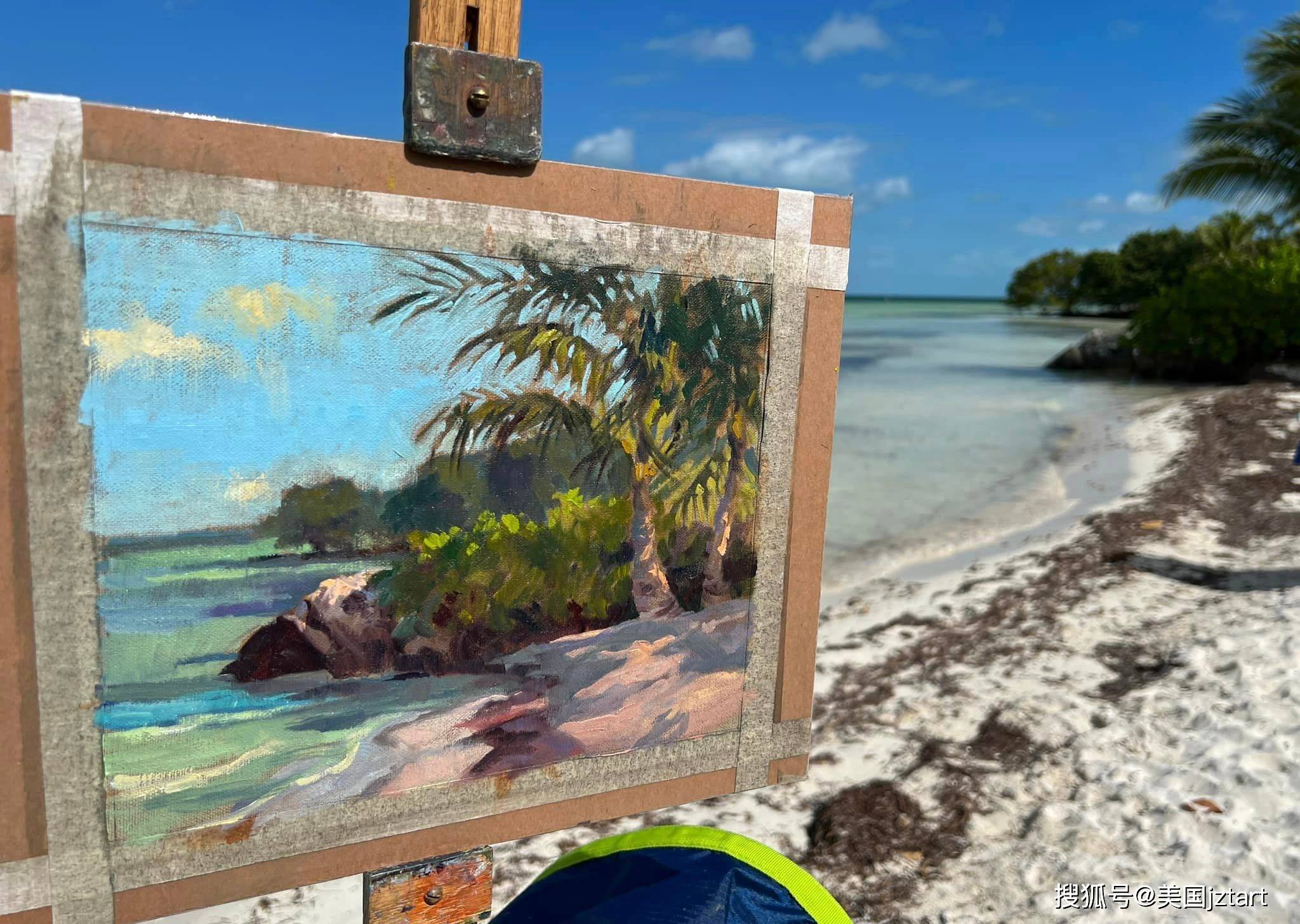 户外写生绘画系列(七)/当代画家唐娜·肖特 (dshortt)_光线_作品_画作