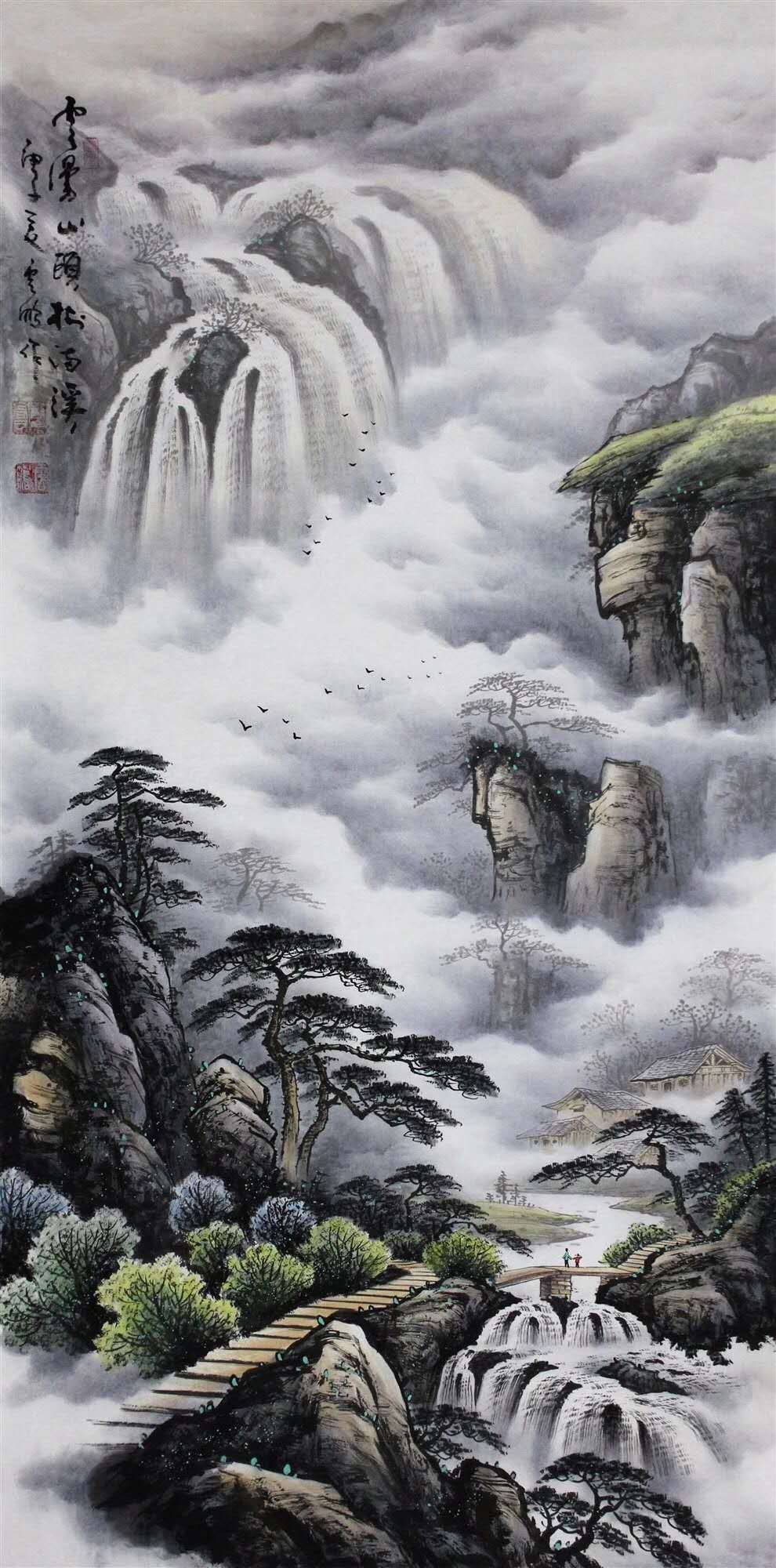 高云鹏:被誉为最值得市场关注的青年画家,画风气势磅礴_美术家协会