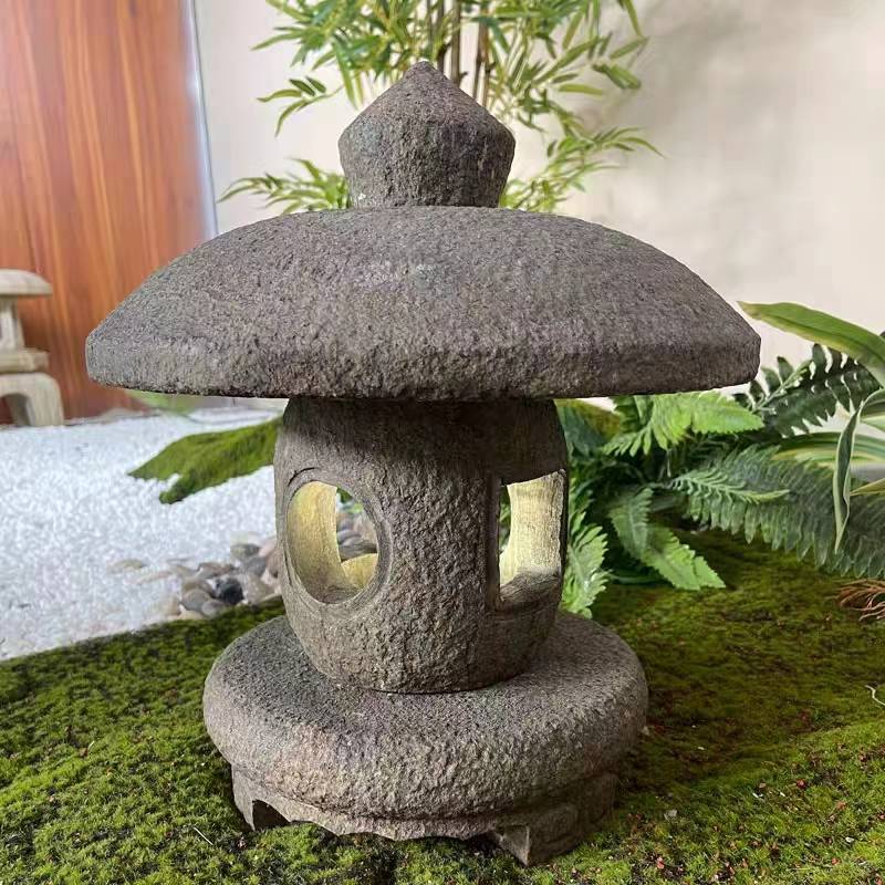 日式禅意小品-惊鹿,醒竹,蹲踞等_庭院_图片_灯笼