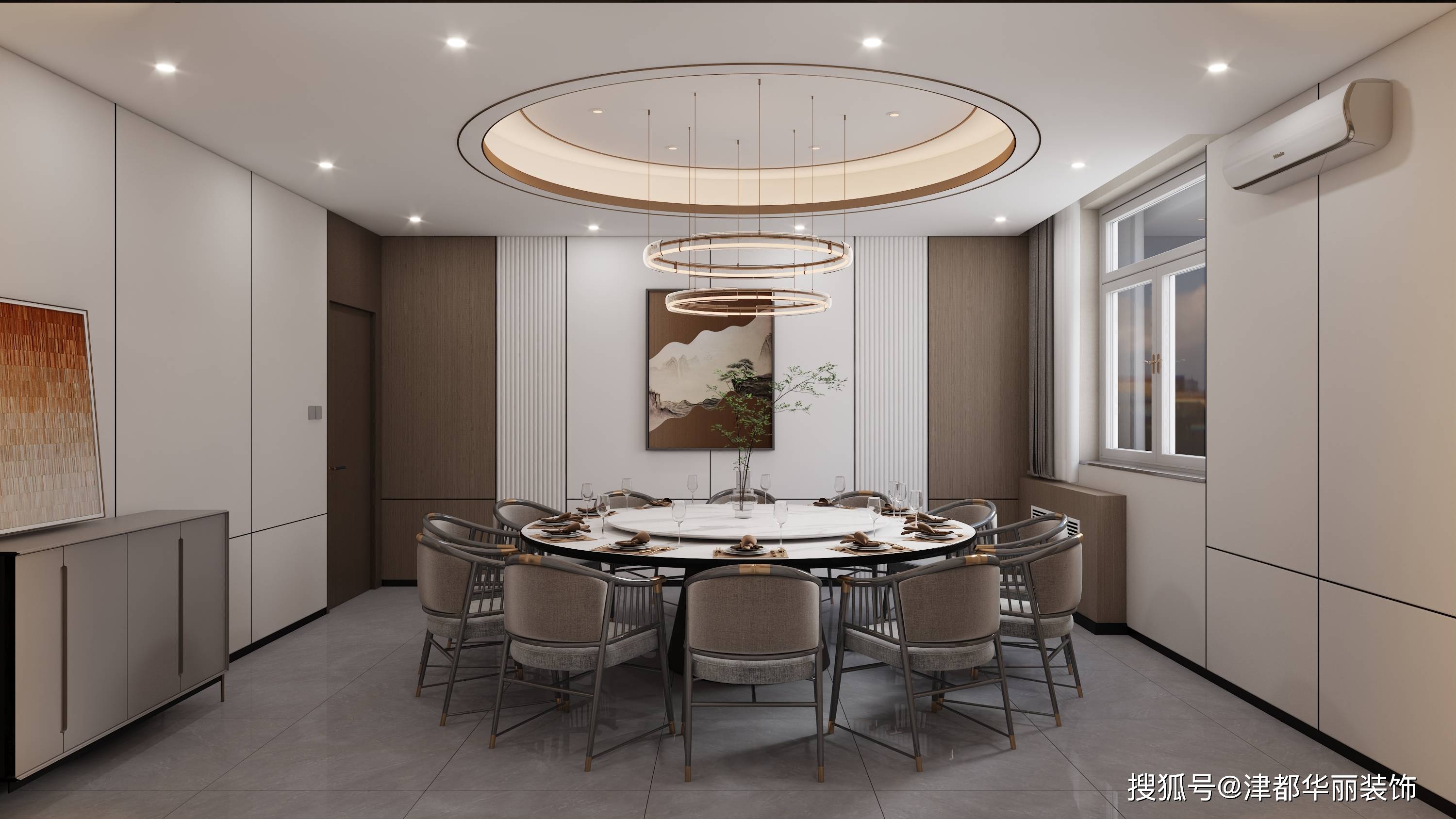 津都华丽|银川众民羊羔肉中餐厅设计装修方案鉴赏_氛围_自带_吊顶