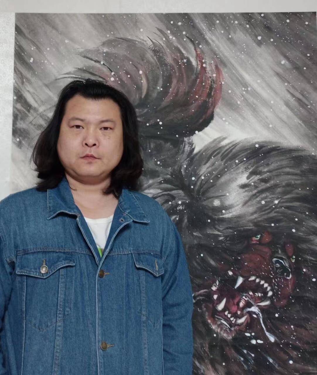 杰出艺术家-大风堂传人-孔祥杰_中国_绘画_作品