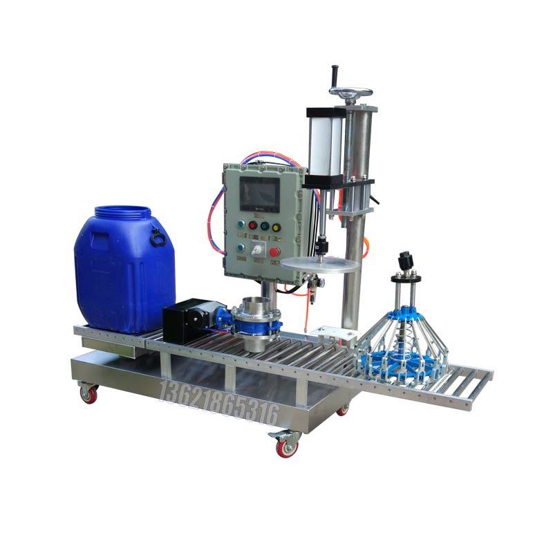 固化剂灌装机 17升自动贴标灌装机_包装_服务_操作