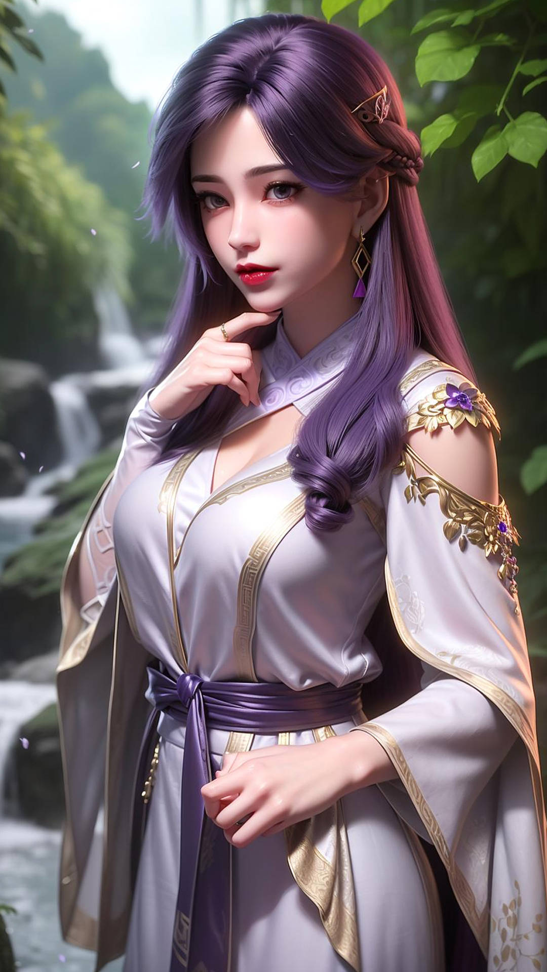 《完美世界》云曦AI手机壁纸：人间于此，欢喜是你-搜狐大视野-搜狐新闻