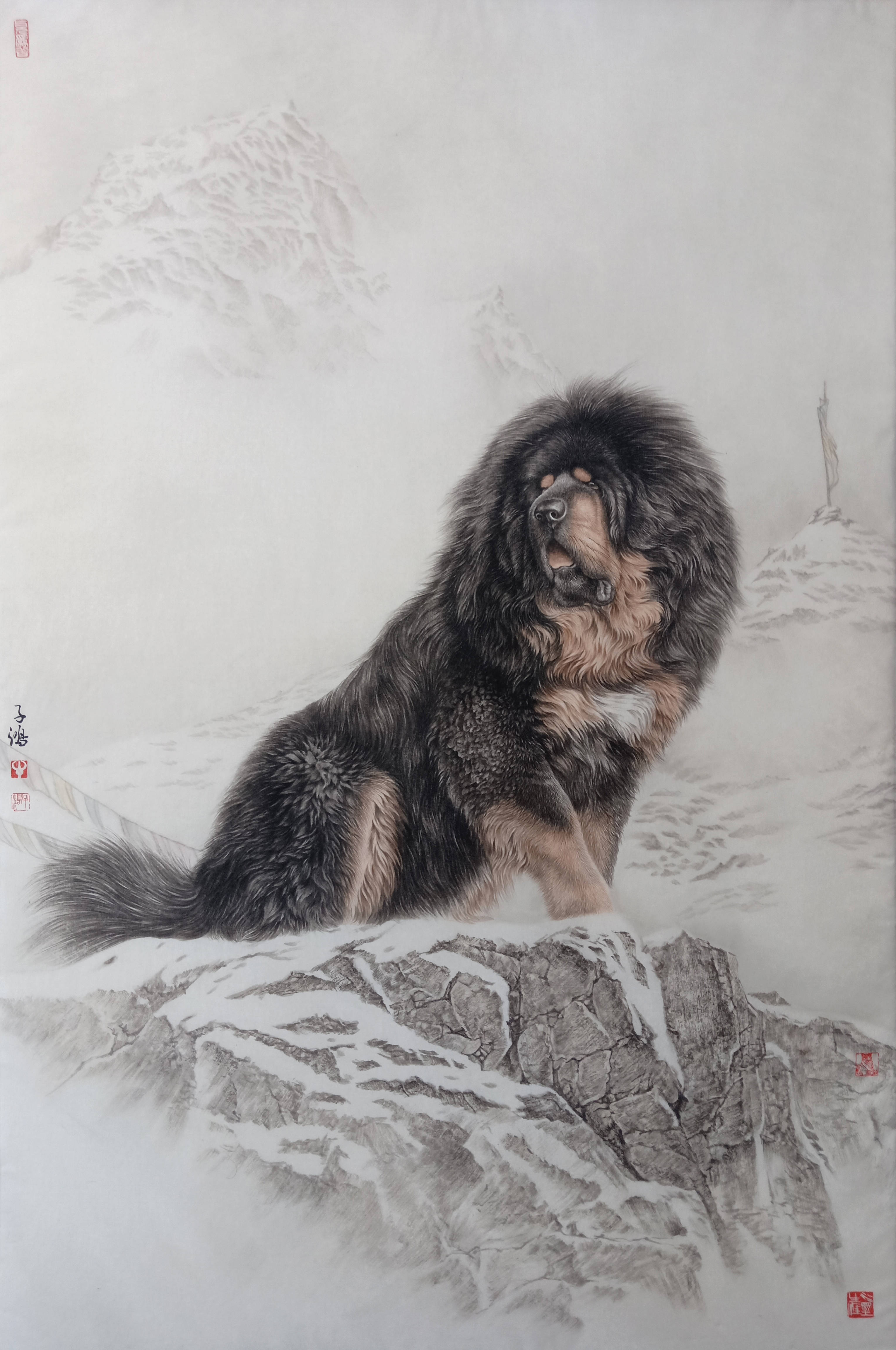 2015年幸运被当代传奇画家唐坚先生收为入室弟子,开始了对绘画艺术的