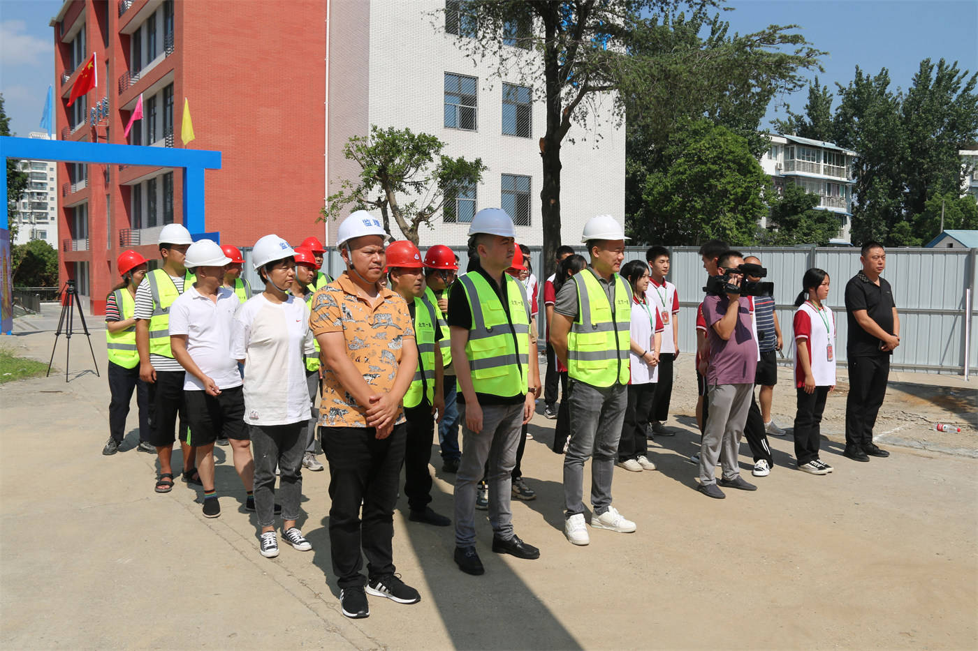 开元中学隆重举行新学生公寓开工典礼暨奠基仪式_建设_工程_王力
