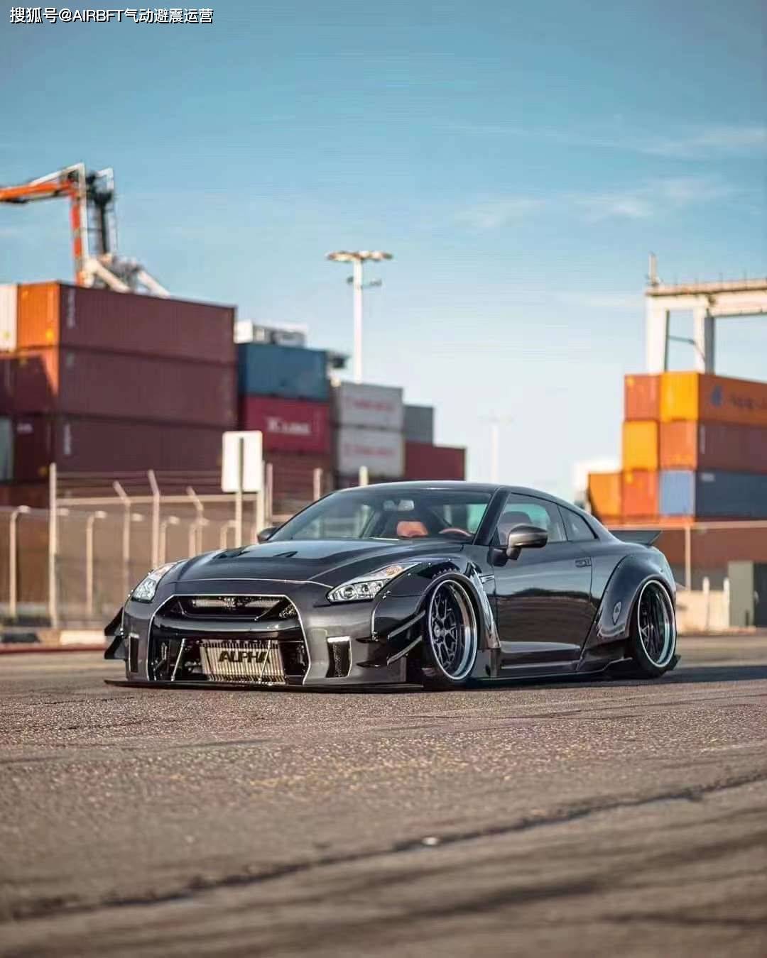 宽体机器#日产gtr改装airbft气囊减震_搜狐汽车_搜狐网