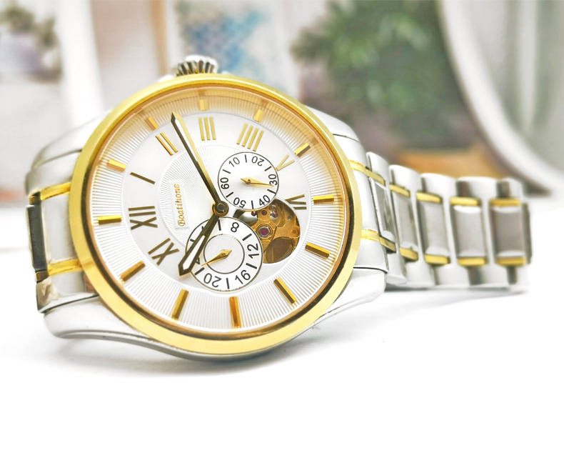 透视精密,宝航名表bh8009机械镂空男表:优雅成就经典!_时尚_时间_魅力