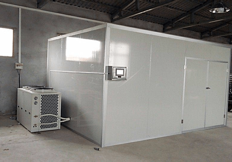 橡胶烘干工艺,橡胶怎么烘干-网带式流水线空气能热泵烘干机厂家-威凌