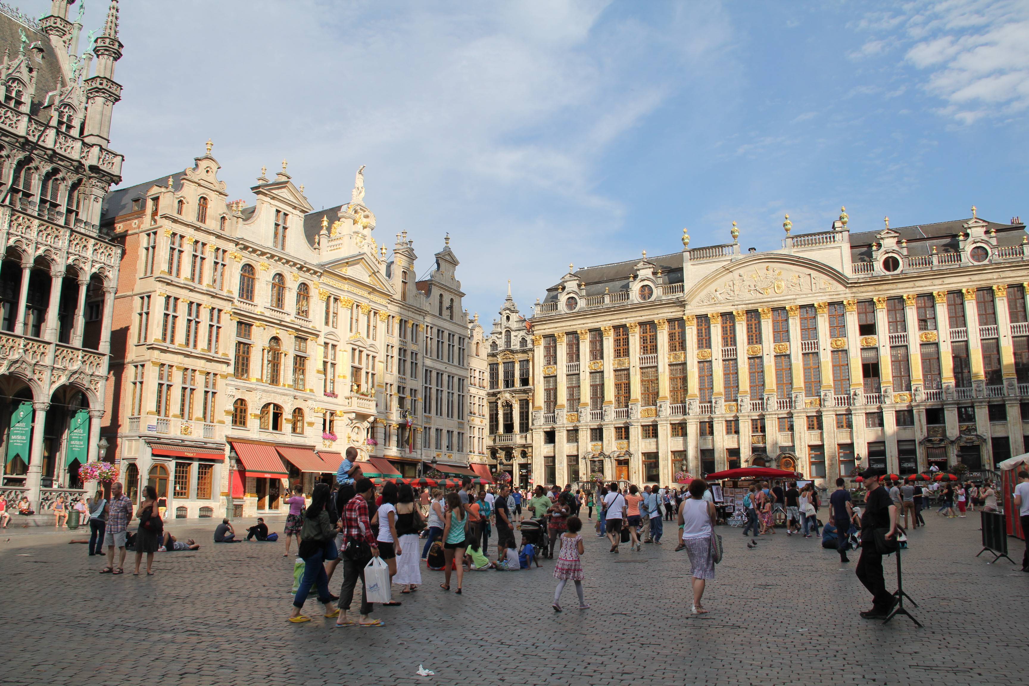 比利时布鲁塞尔市区_广场_的中心_巧克力