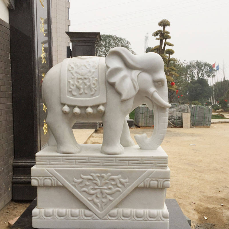 石雕大象寓意是怎么来的?_象征_造型_吉祥