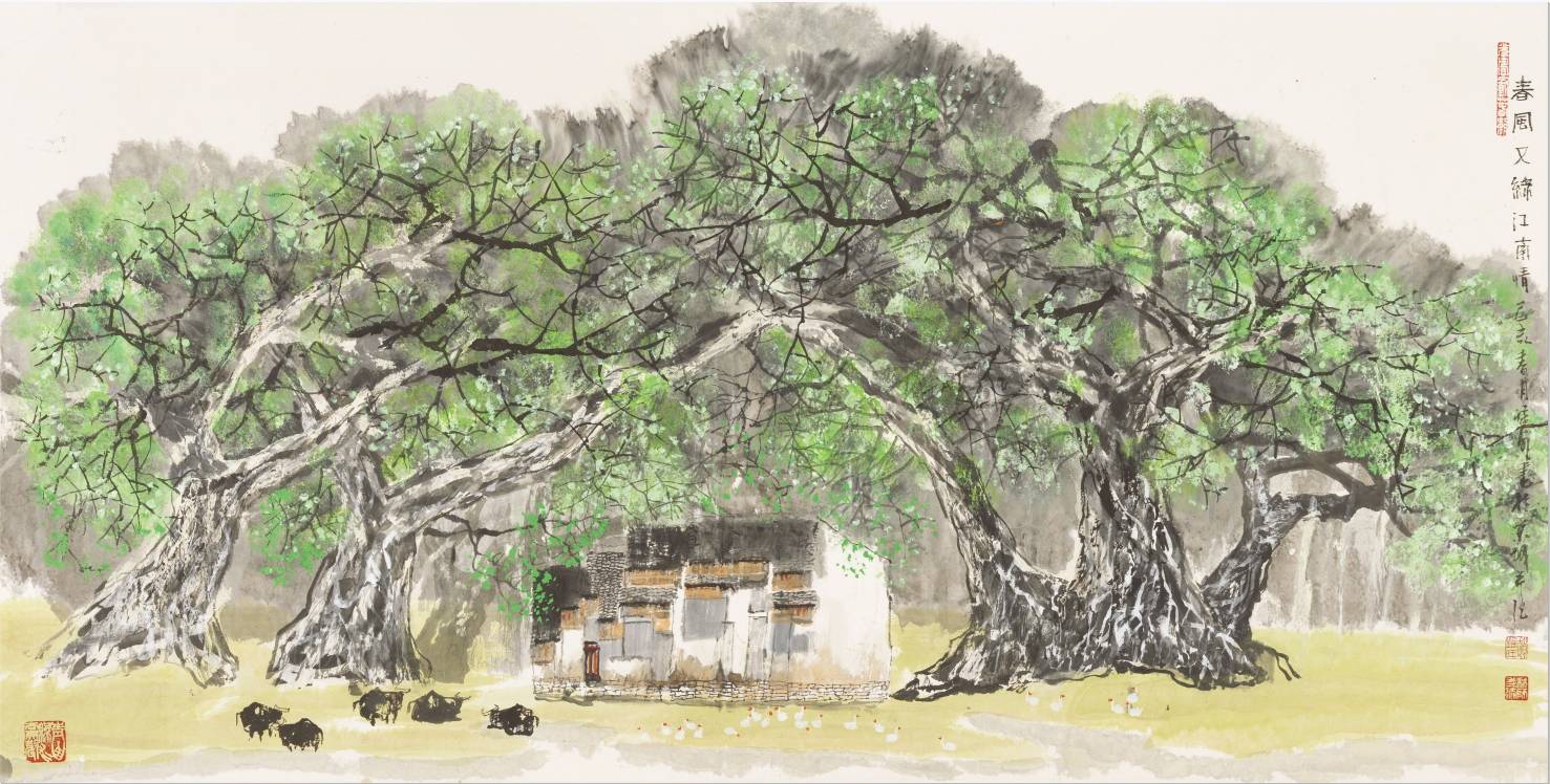 「中国当代书画名家」画家赵准旺作品赏析