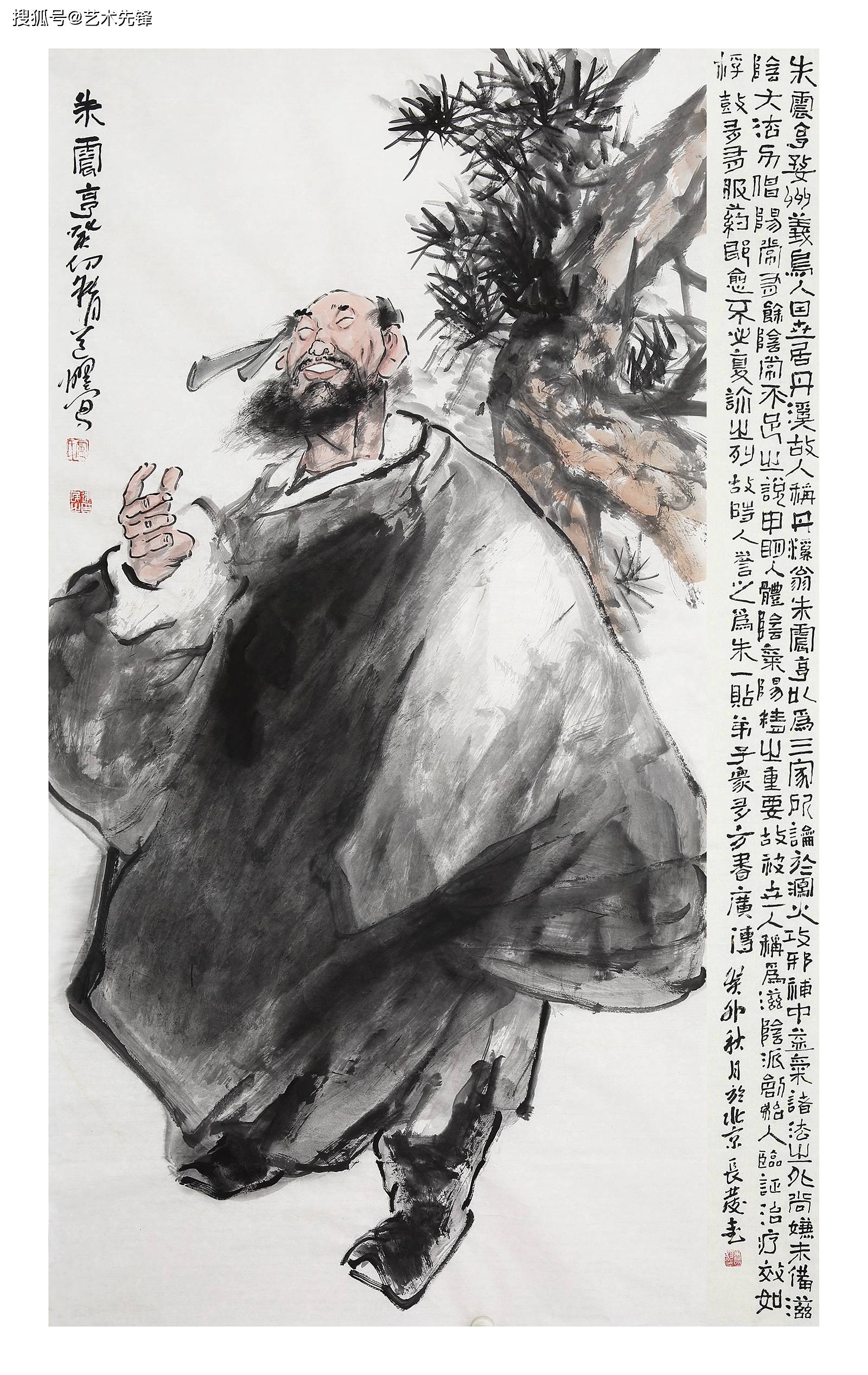 卢建民创作的十大名医人物画—医者仁心的艺术表达_形象_笔墨_系列