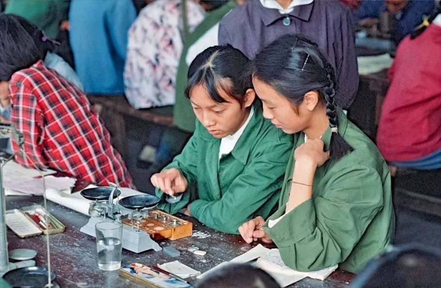 我的天门竟陵二中的同学们_母校_小学_砖头