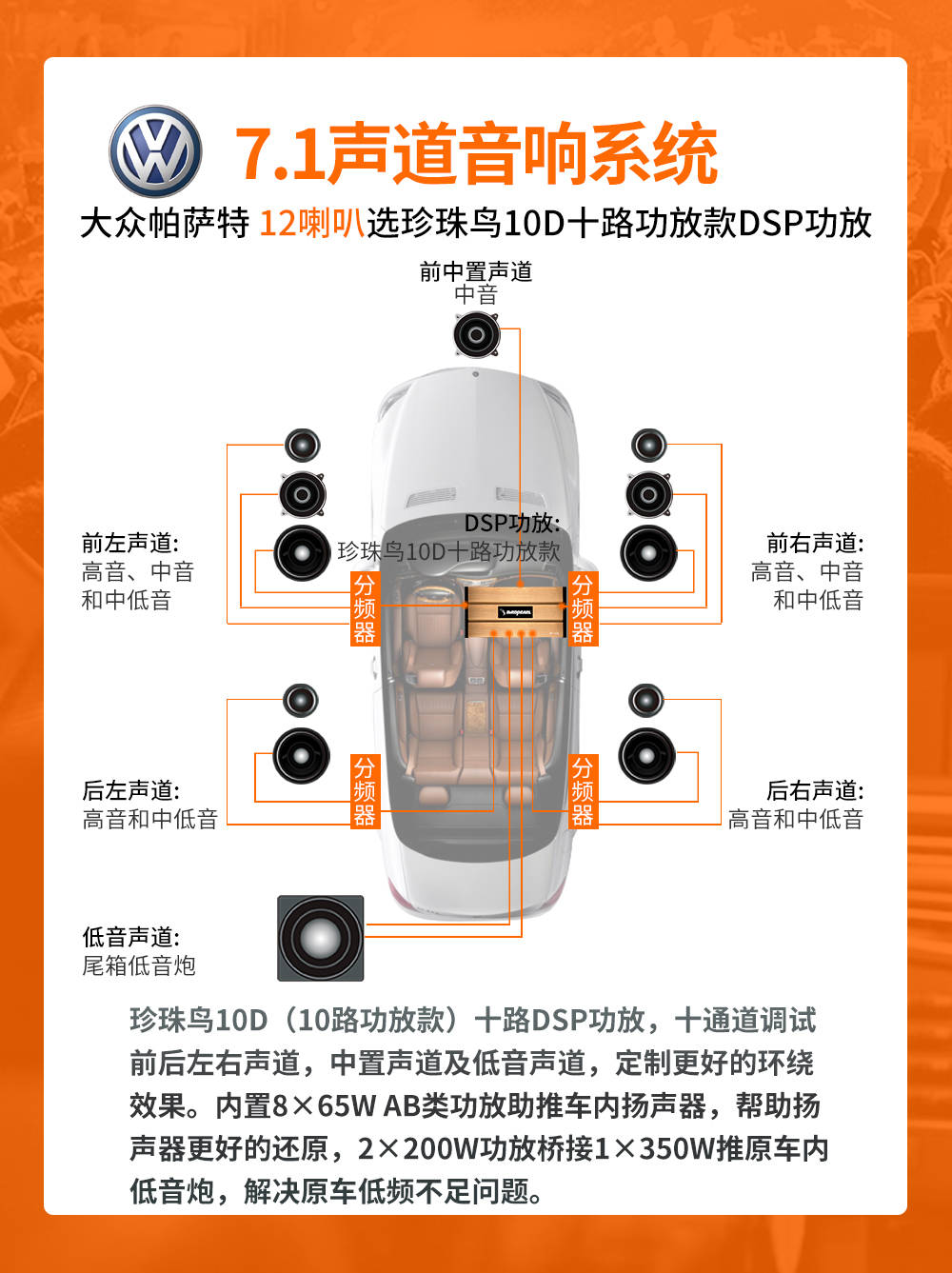 dsp加四路功放接线图图片