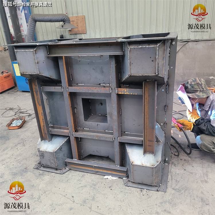 四脚空心消浪块模具 源茂大坝防浪石模具_结构_产品_模型