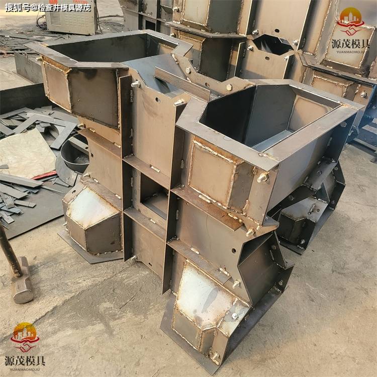 四脚空心消浪块模具 源茂大坝防浪石模具_结构_产品_模型