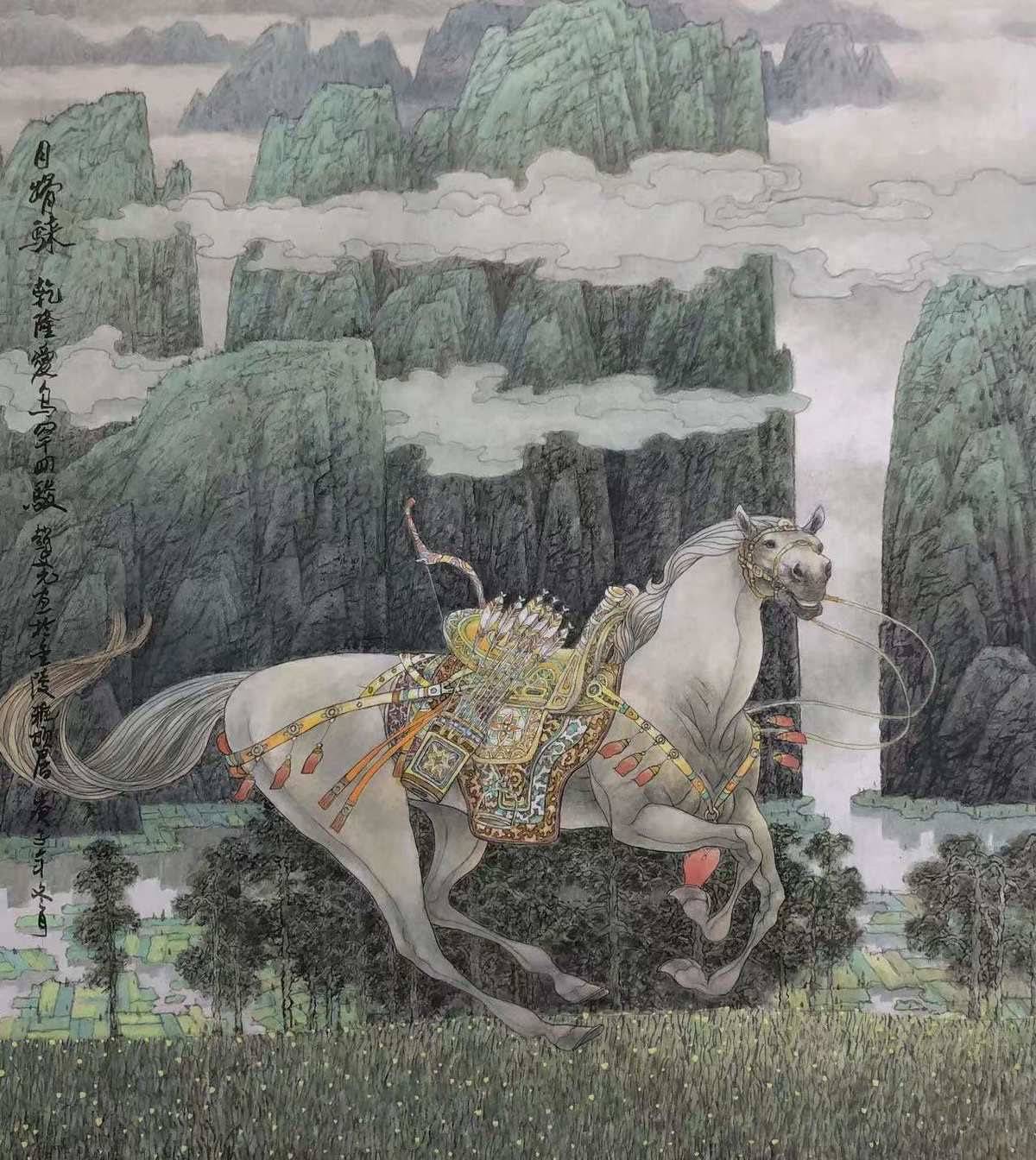 赵文元古代工笔组画作品集