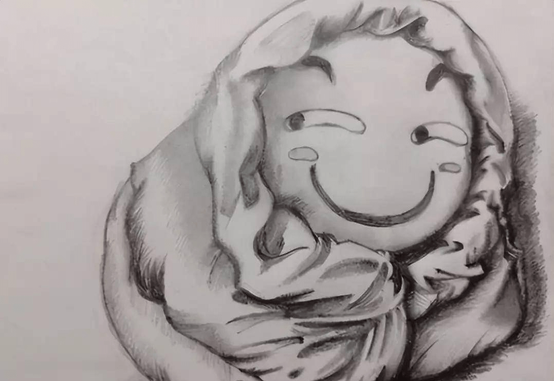 美术生画到一半懒得画了,画风逐渐"跑偏",成品让老师不忍直视_时候