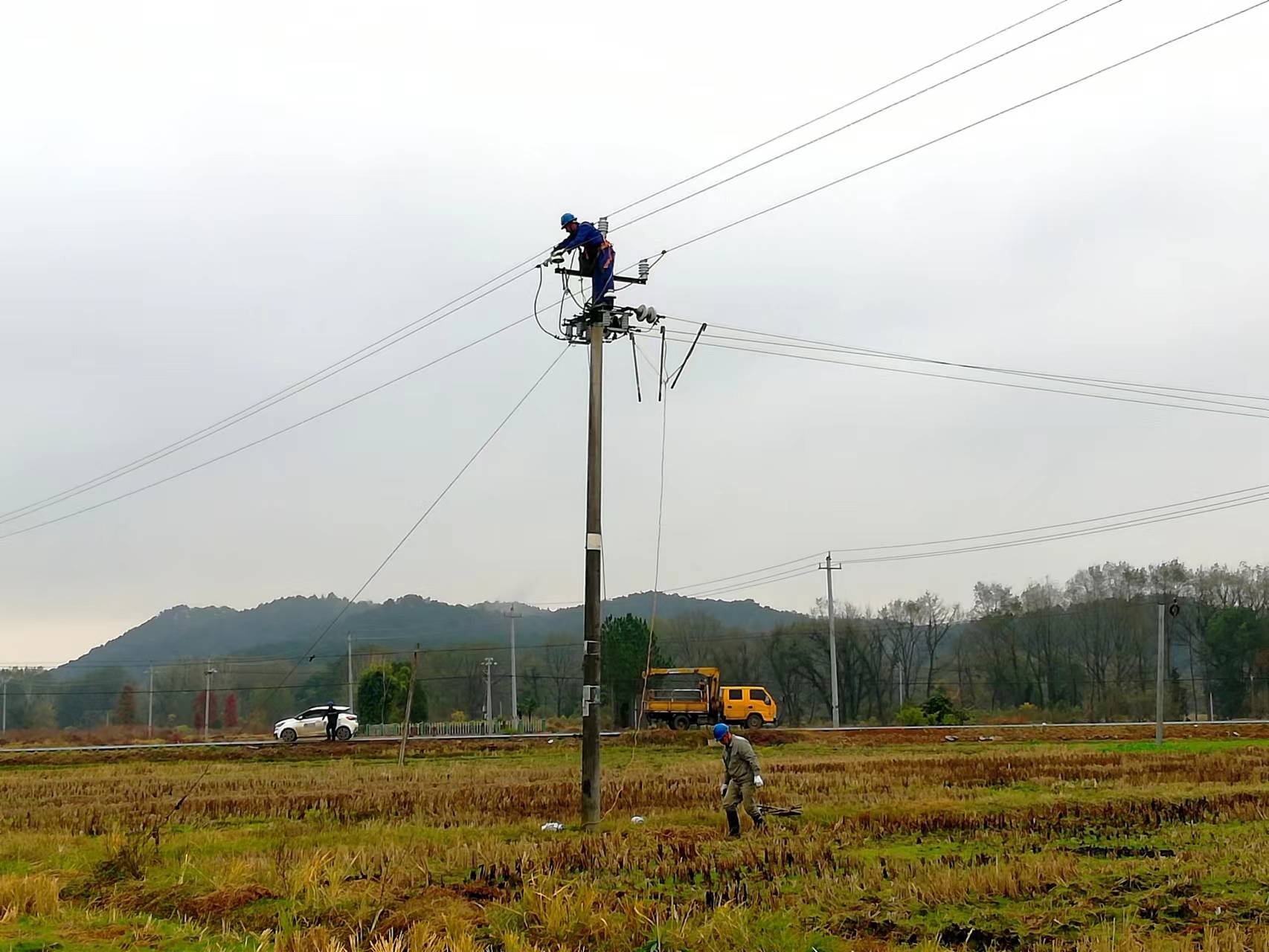 國網吉安縣供電公司:綜合整治線路備戰迎峰度冬保供電_檢修_進行_施工