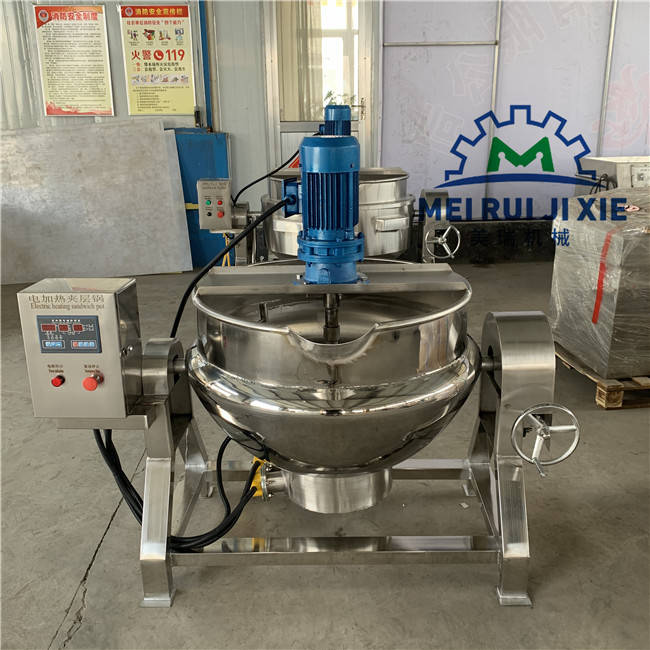 电加热导热油夹层锅生产厂家 600l大型蒸汽夹层锅 各种型号夹层锅批发