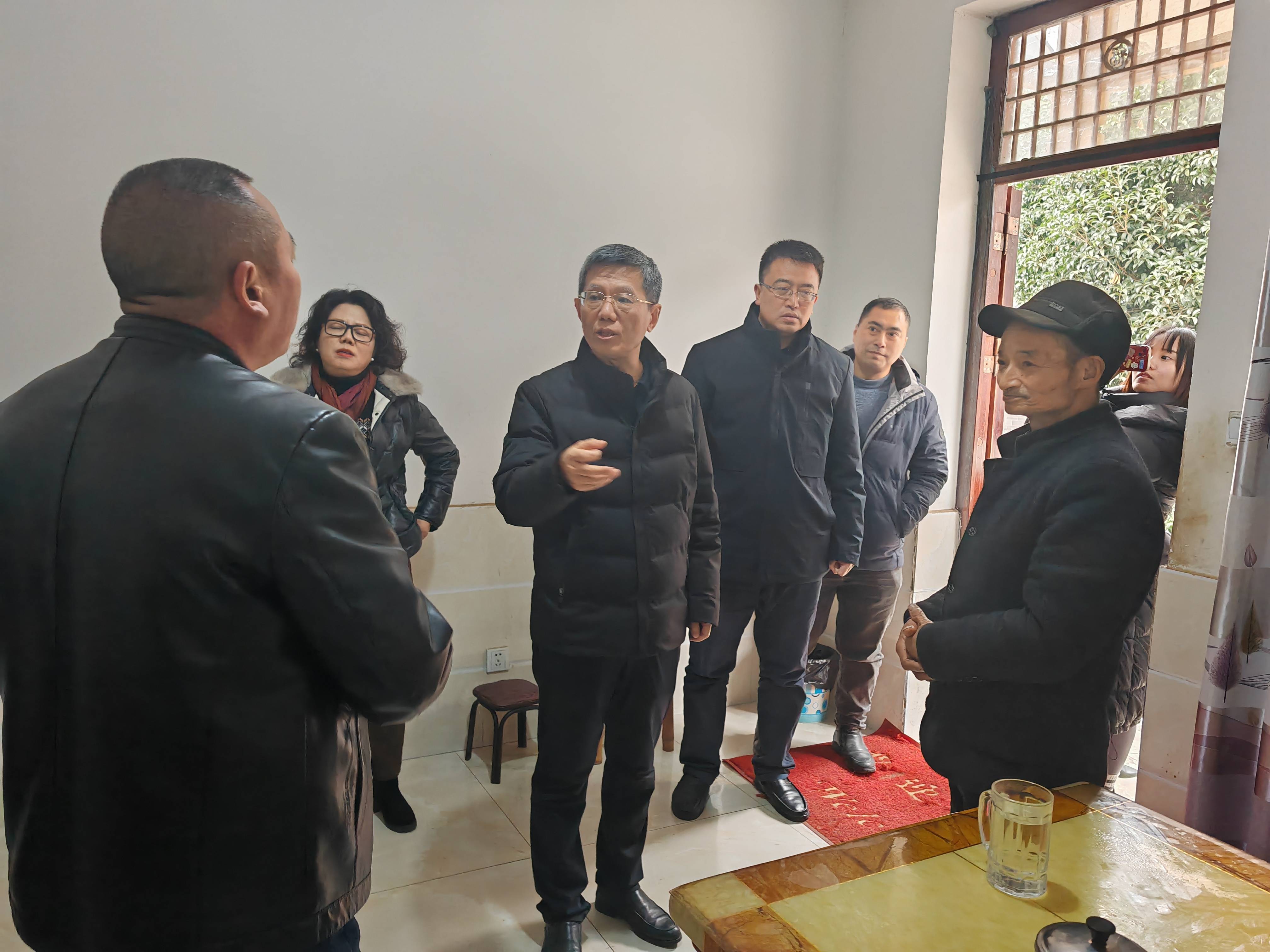 成都市民政局副局长督导蒲江县特殊困难群体巡访关爱工