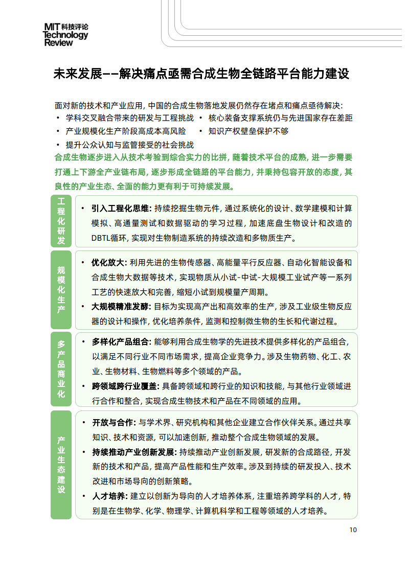 《麻省理工科技評論》中國&態創生物-2023合成生物全