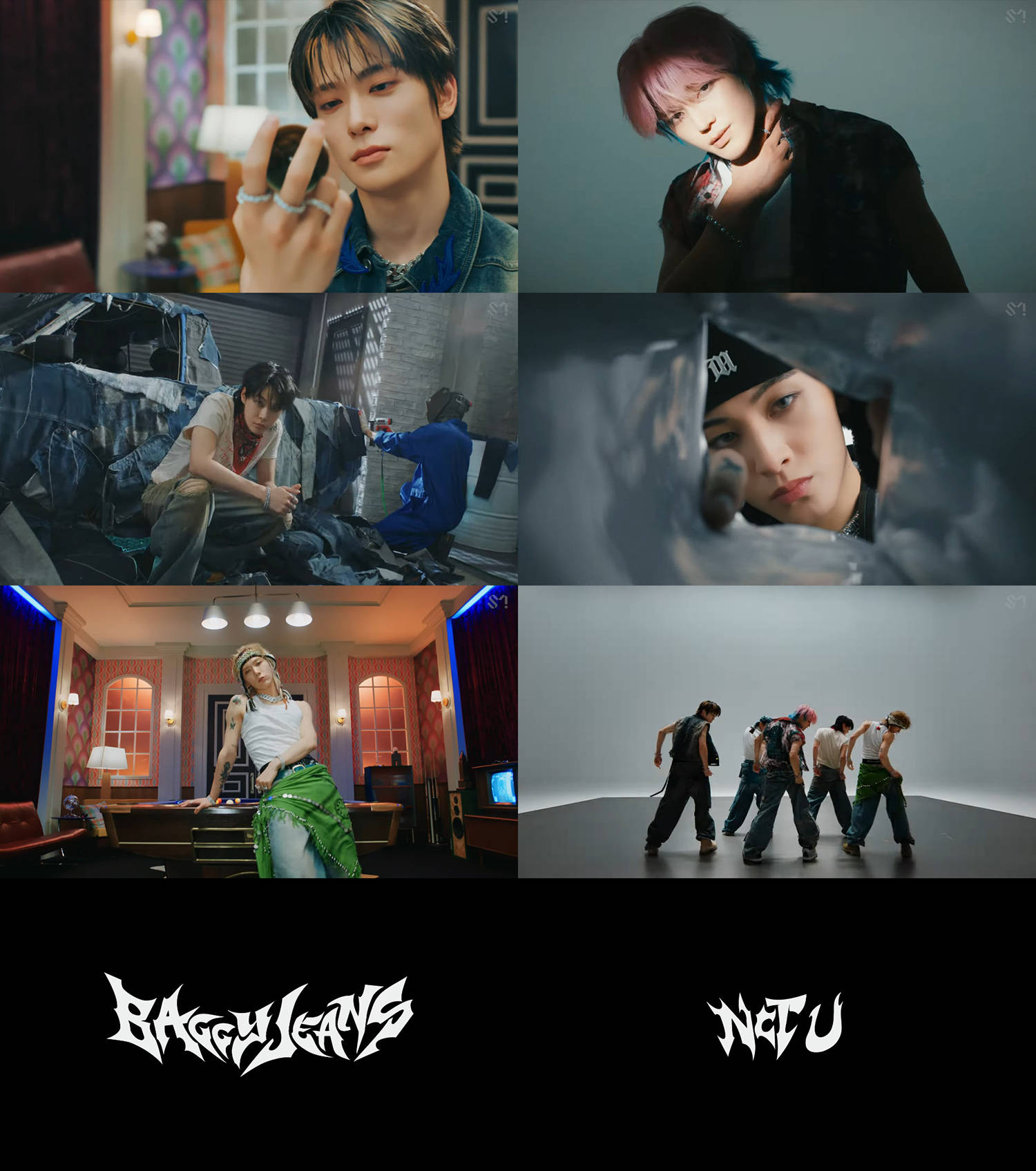 nct新曲《baggy jeans》mv公开强烈的表演与音乐吸引视线
