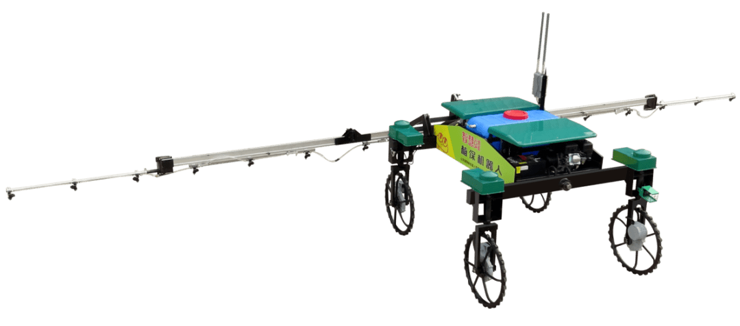 智慧蛙自走式喷杆喷雾机,是山东智物缘机器人有限公司生产的一款轻便