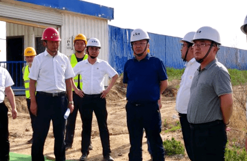 董事长章辉,党委副书记,总经理王勋,总会计师宋晓翠一行到菏泽市第三