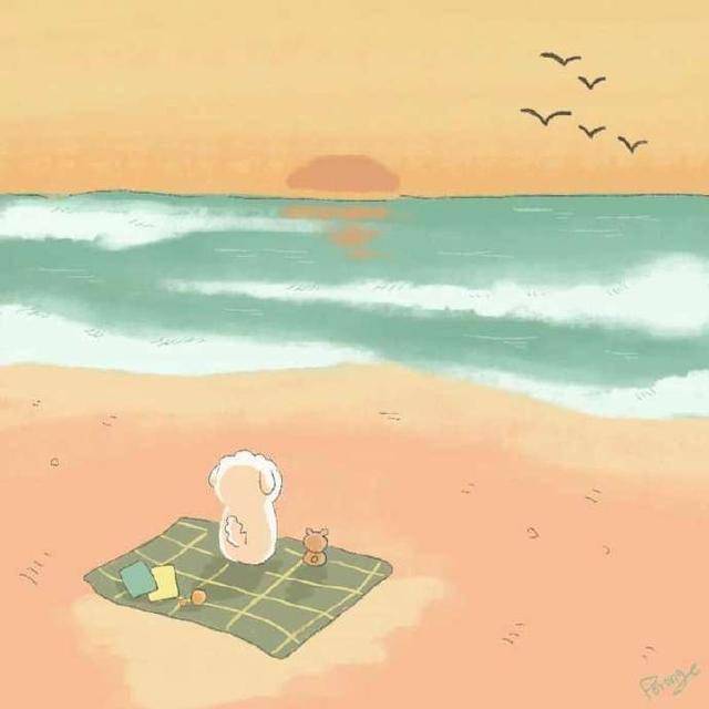 暖色系插画师poronge