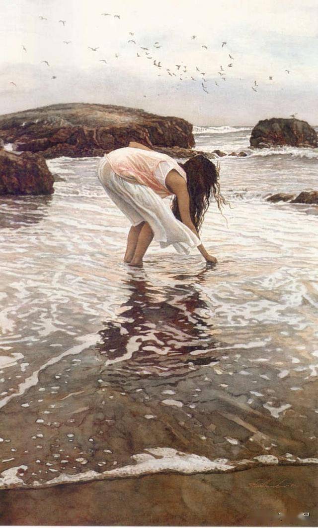 美国水彩画家史蒂夫汉克斯绘画作品欣赏