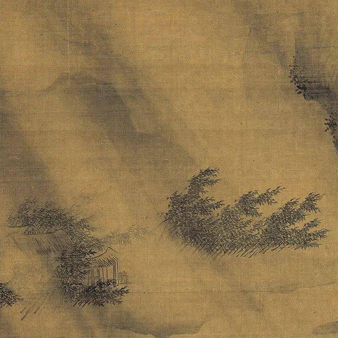 古代山水画中的一场雨_风雨
