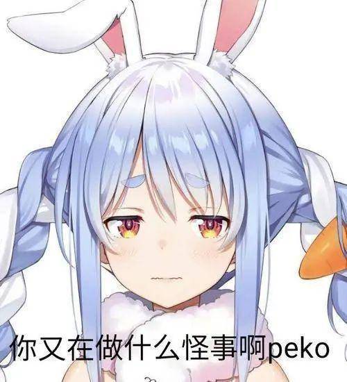 兔田佩克拉表情包:沙雕网友又在发什么peko