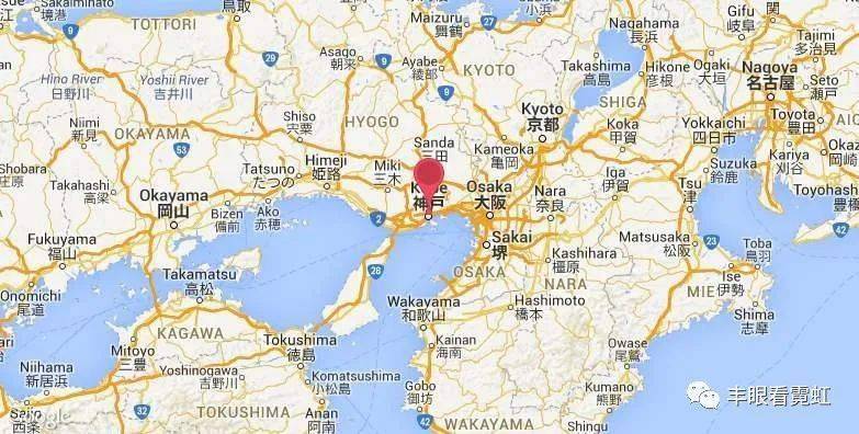 神户的地理位置图片