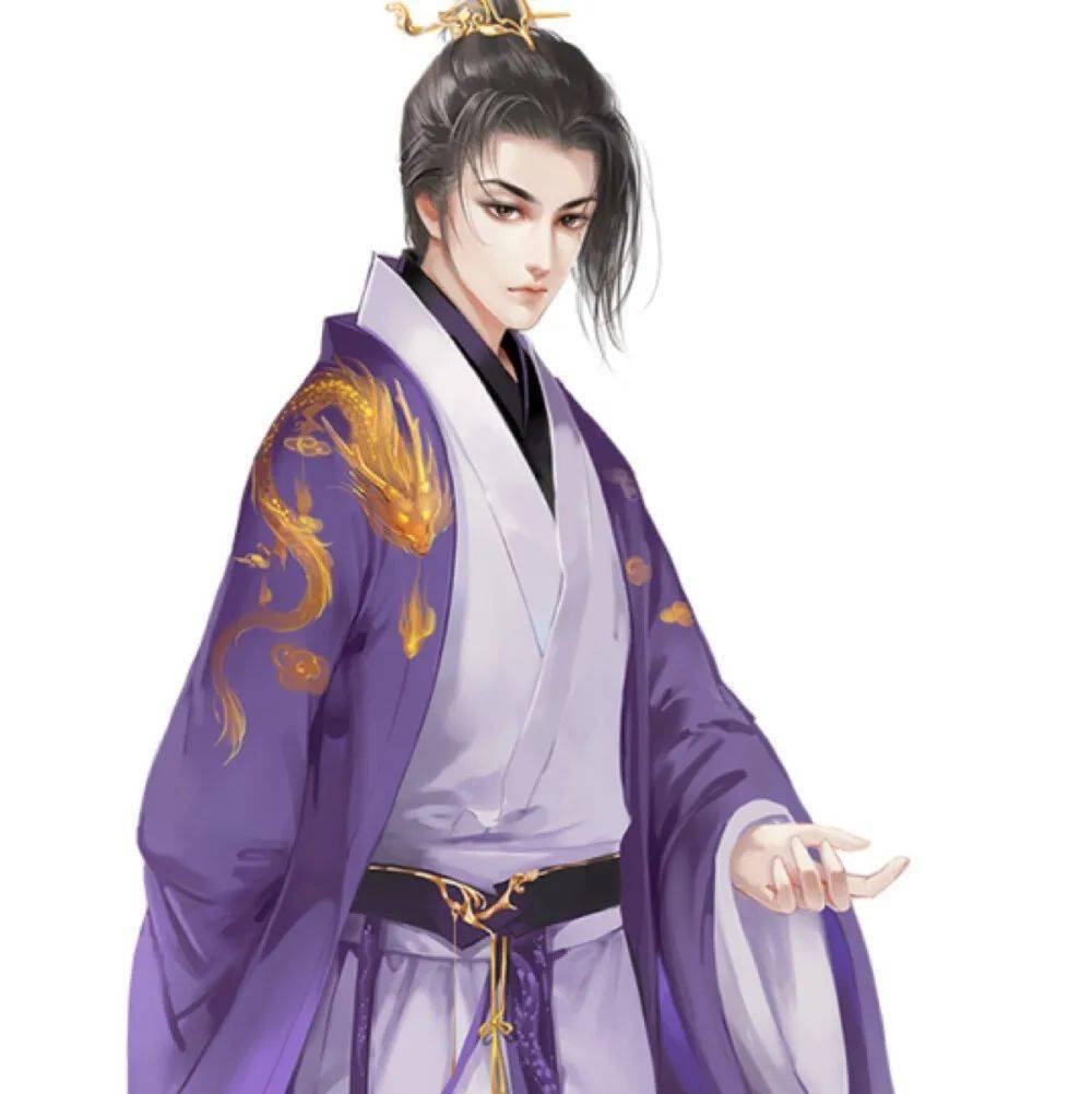 古风紫衣头像壁纸