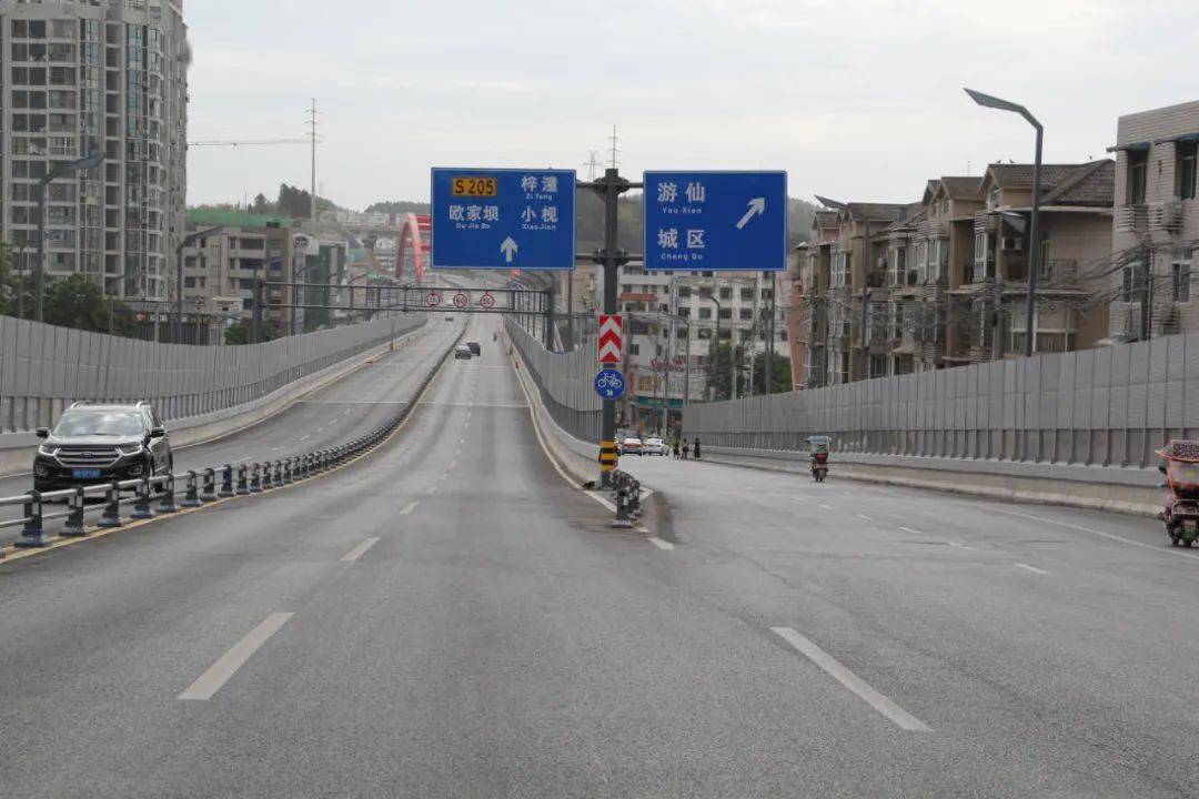 绵阳一环路北段六里村路段全线通车交通组织有变化一图看懂