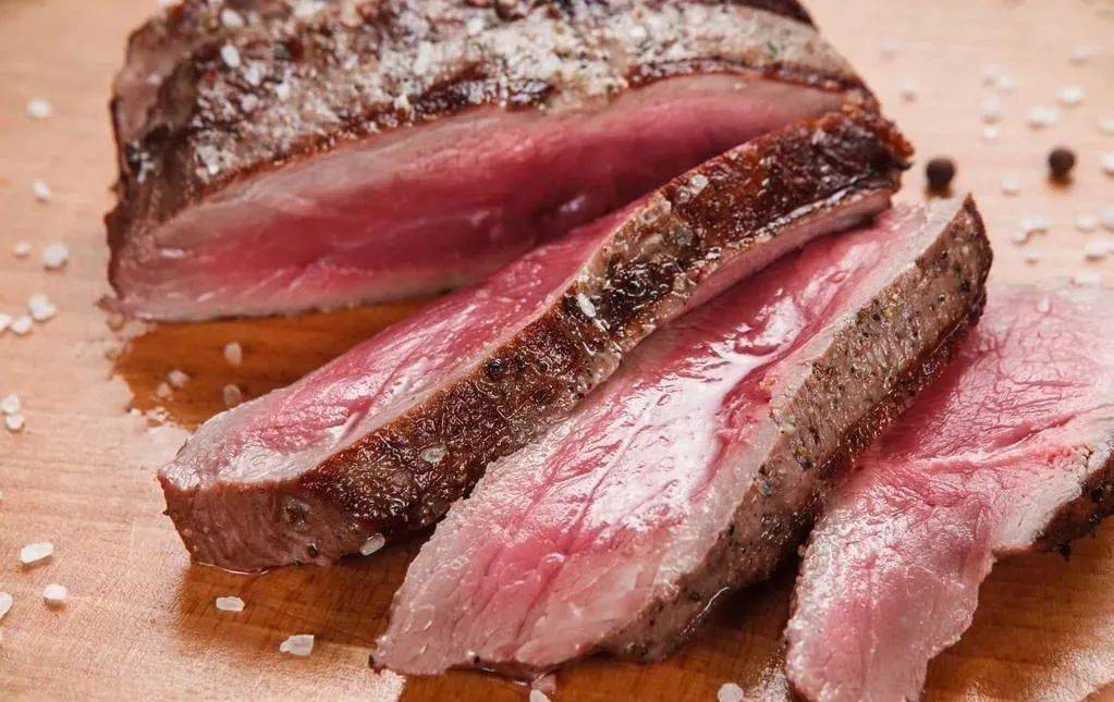 5分,7分熟的牛排,口感是好了,但寄生虫也没被杀死啊!