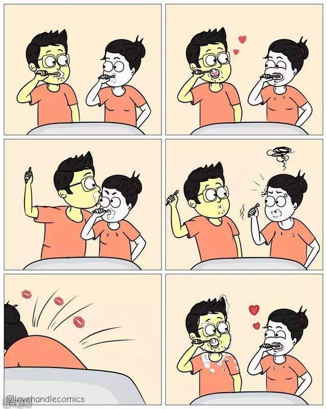 你和另一半是怎样相处的?(漫画)