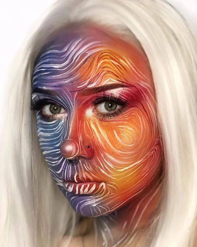 赏析美妆博主irisgrace彩绘妆容集锦