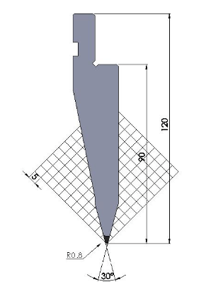 不错折弯机上模尺寸图