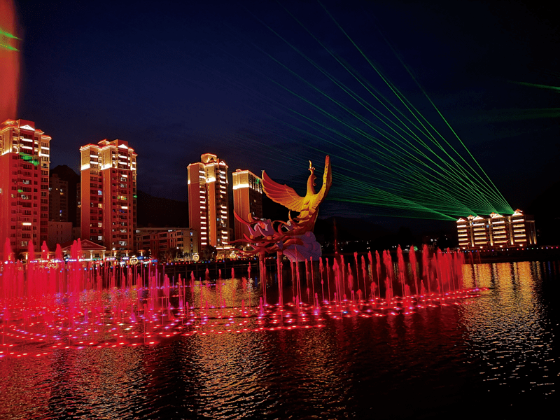 宝鸡这两大喷泉惊艳朋友圈!光,电,火,声……给你感官上的刺激!免费哦