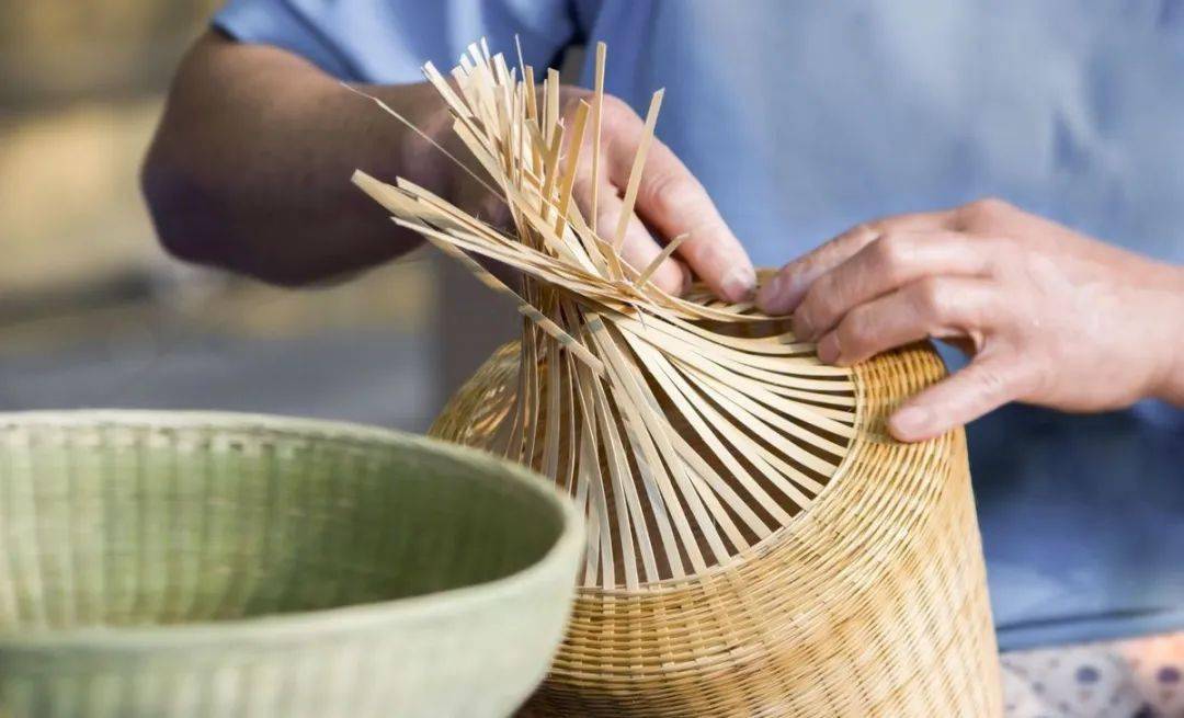 【非遗文化】竹编工艺在线教学一一2020年石湖荡镇文化和自然遗产日