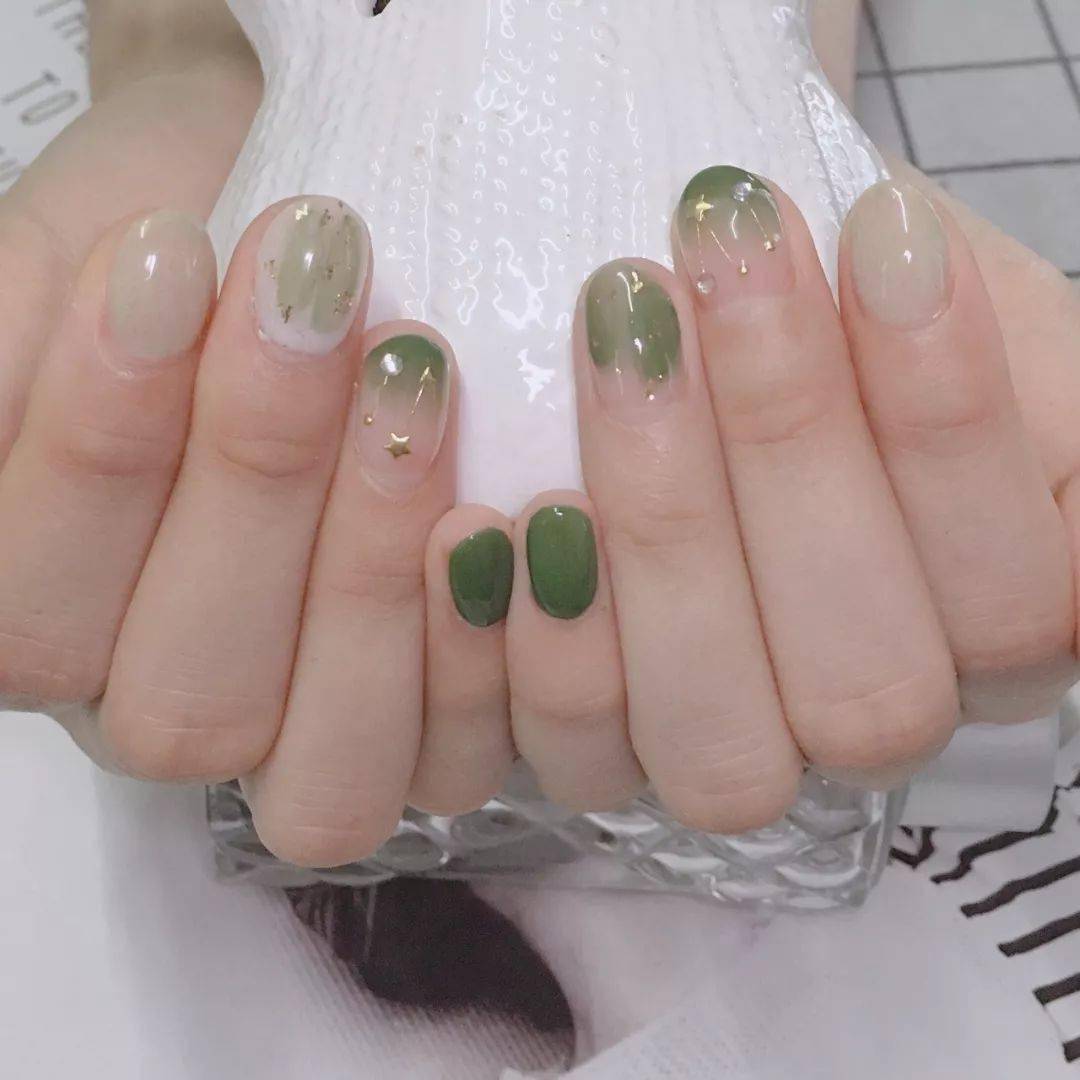 巨显白的抹茶绿美甲美到直男都心动