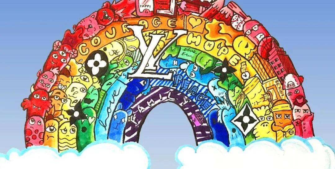 louisvuitton推出彩虹计划主题橱窗