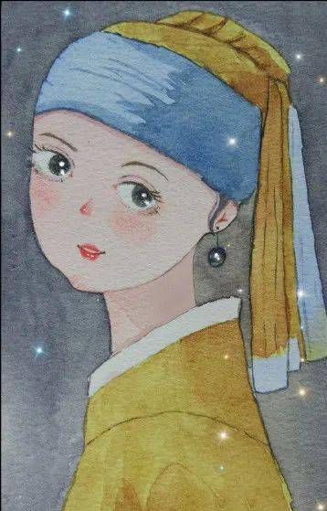 「和钟钟一起画」世界名画模仿秀