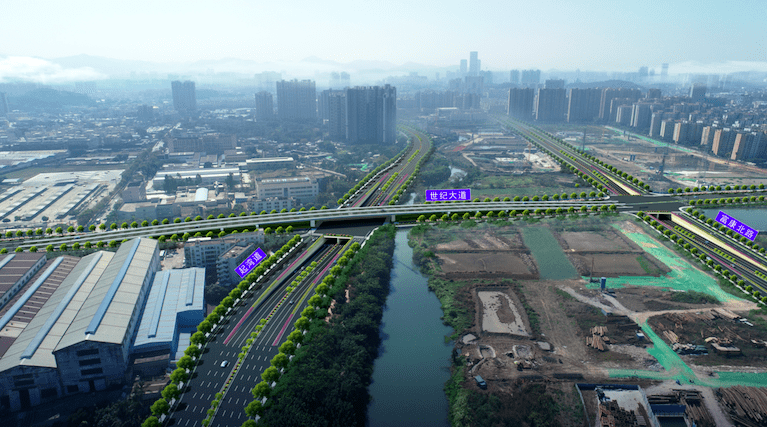 项目传真上天入地广东中山最大的市政项目世纪大道快速化工程通过初设