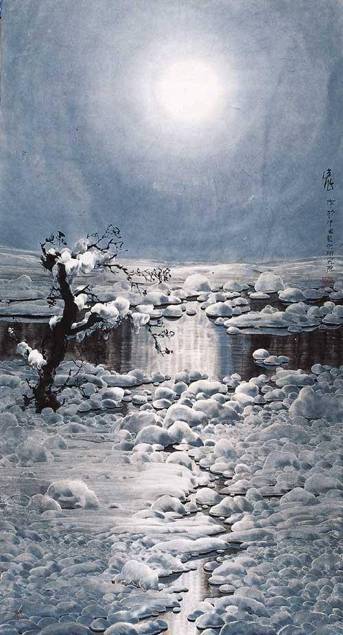 陈宇飞 冰雪山水画中的佼佼者